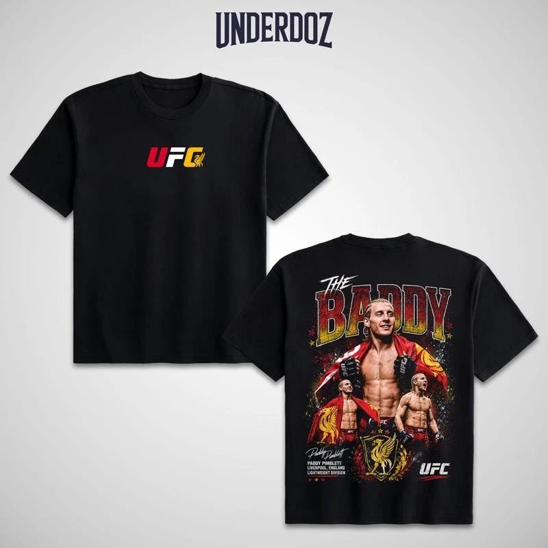 Men's UFC Paddy Pimblett The Baddy T-Shirt, The Baddy UFC Graphic Tee, UFC MMA S