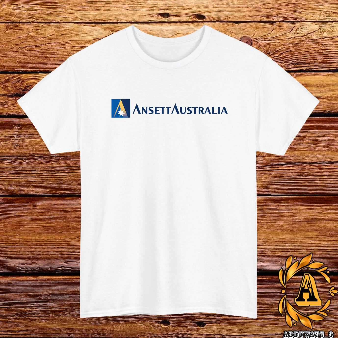 New Ansett Australia Airlines Logo T-Shirt Black/Grey/White/Navy/Red/Light Blue
