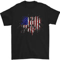 American Eagle Flag 4th of July USA Mens T-Shirt 100% Cotton
