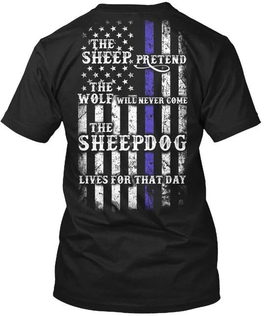The Sheepdog T-Shirt Made in the USA Size S to 5XL