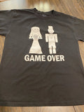 Ink Inc T-Shirt Men’s Large Short Sleeve Black Graphic Design Game Over
