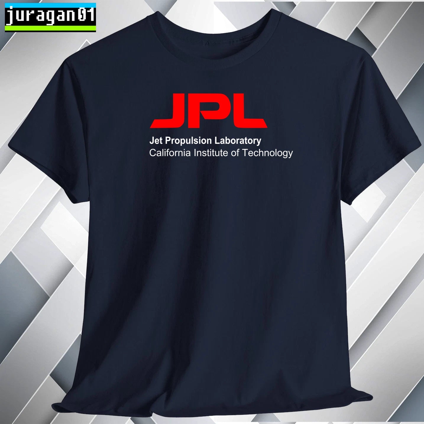 JPL Jet Propulsion Laboratory T-Shirt Black Navy White Grey Red Orange SizeS-5XL