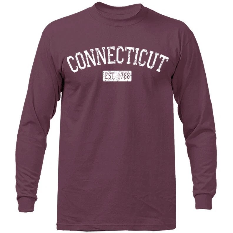 State of Connecticut CT Graphic Long Sleeve