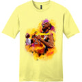 NEW Art Society LA LEGEND WATERCOLOR Tee Shirt YELLOW SMALL-4XLARGE MADE IN USA
