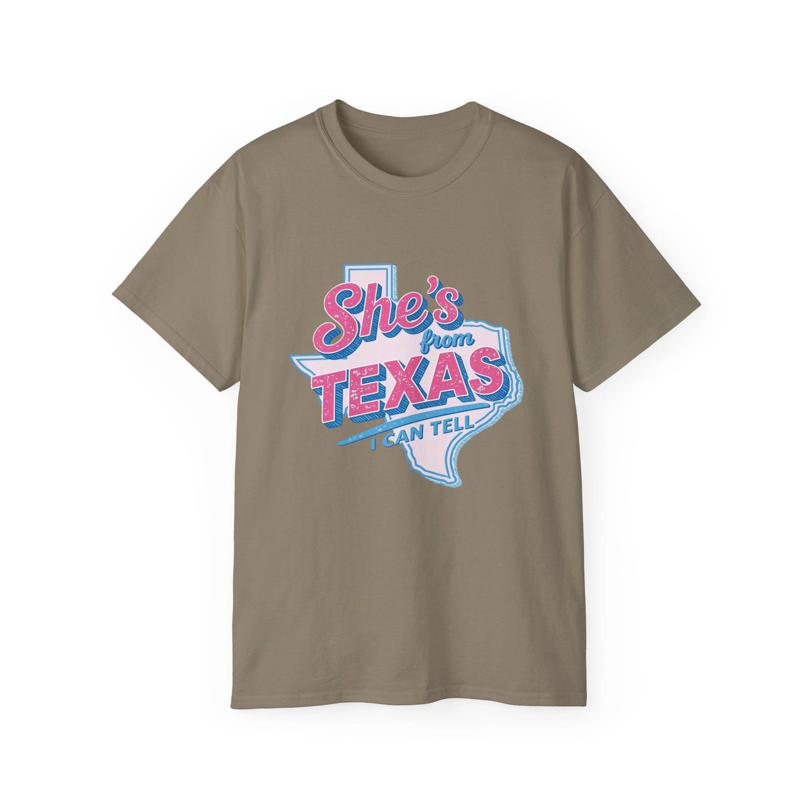 Women's Ladies She’s From Texas T-Shirt Hip Trendy Austin Dallas Country