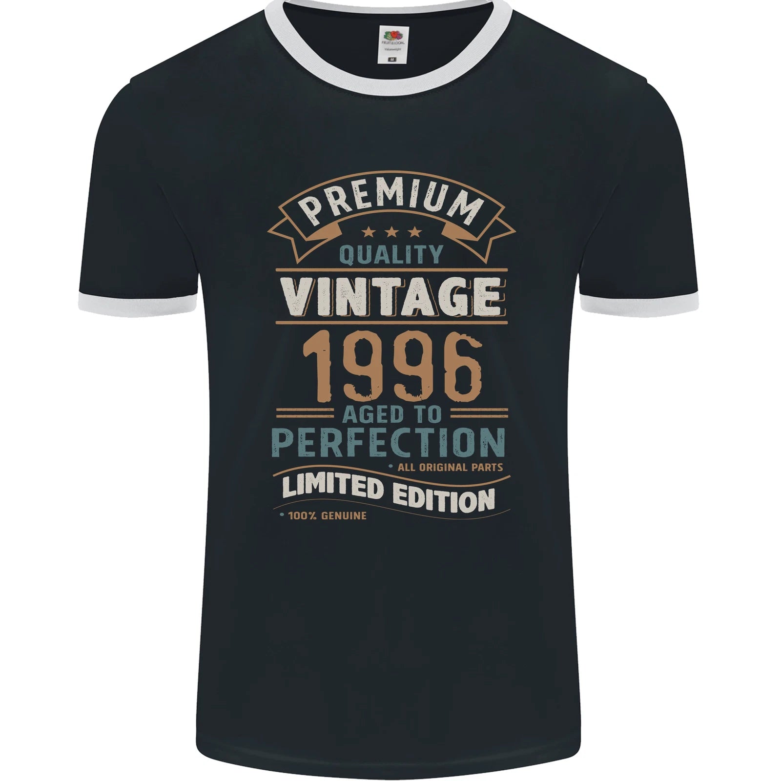 Premium Vintage 30th Birthday 1996 Mens Ringer T-Shirt FotL
