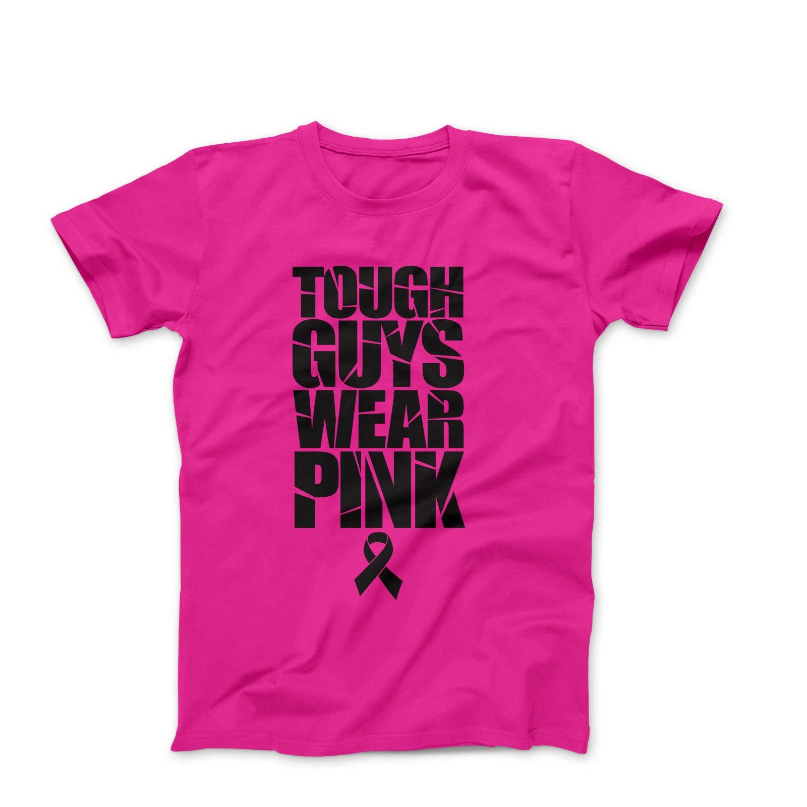 Tough Guys Wear Pink tshirt mens beast cancer shirt beast cancer graphic tees