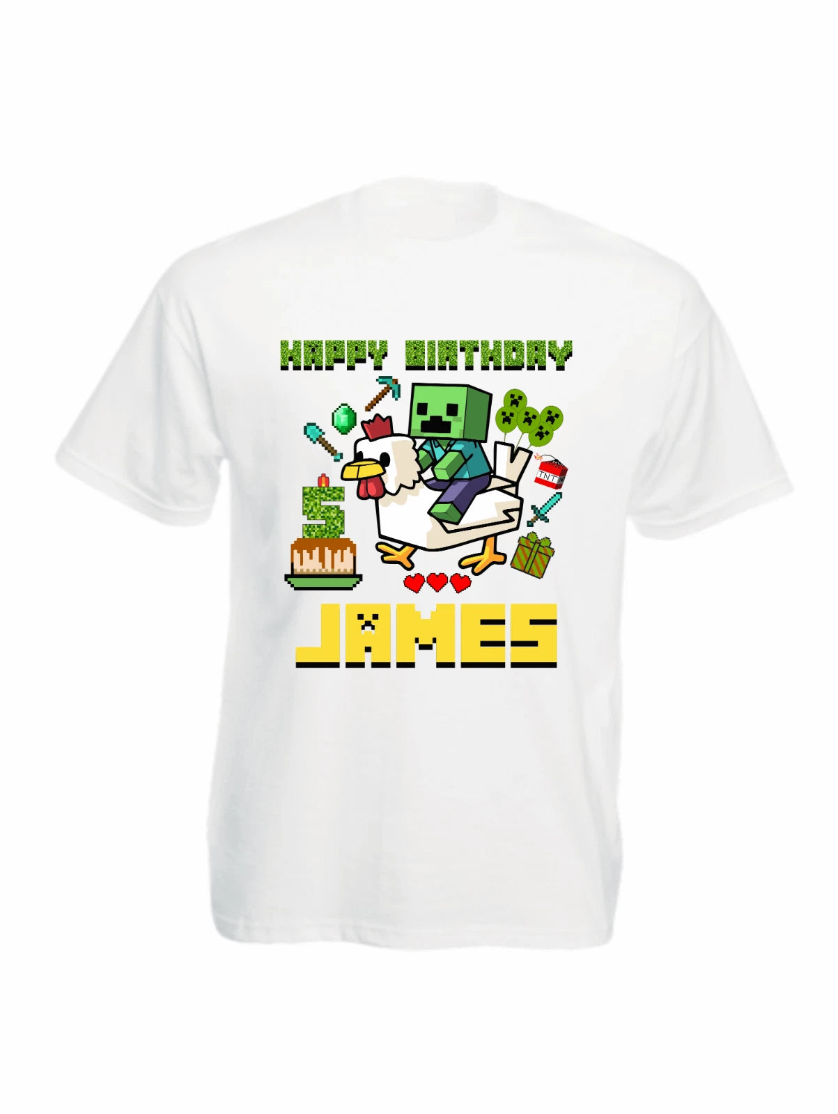 Personalised Kids Gamer Birthday T-Shirt, Custom Family Matching Birthday Shirts