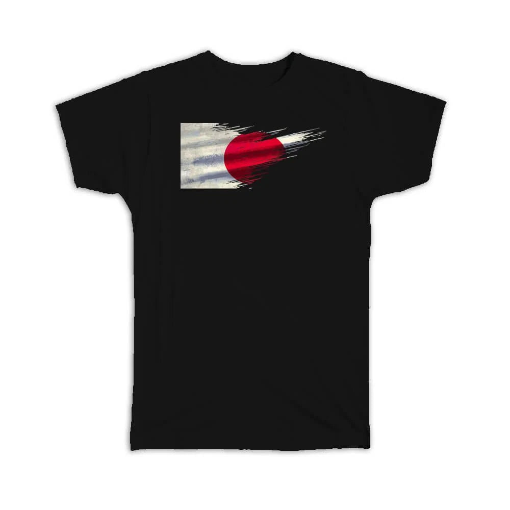 Gift T-Shirt : Japan Flag Modern Country Expat