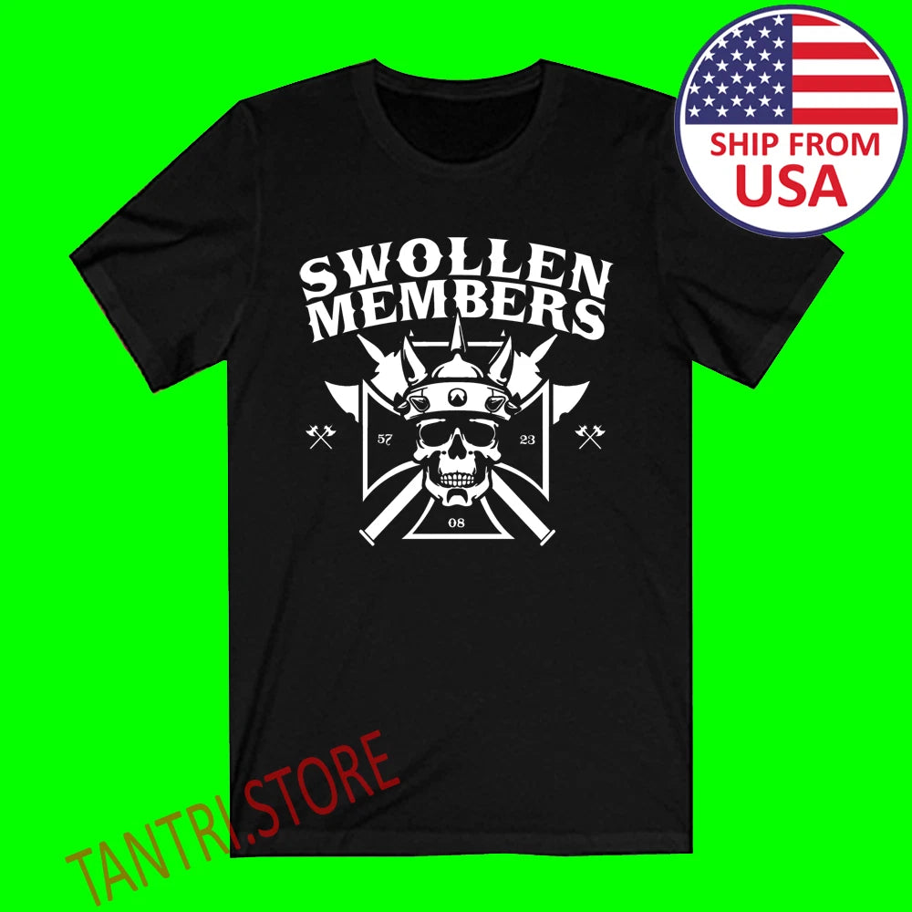 Swollen Members Men's Black Size S to 3XL