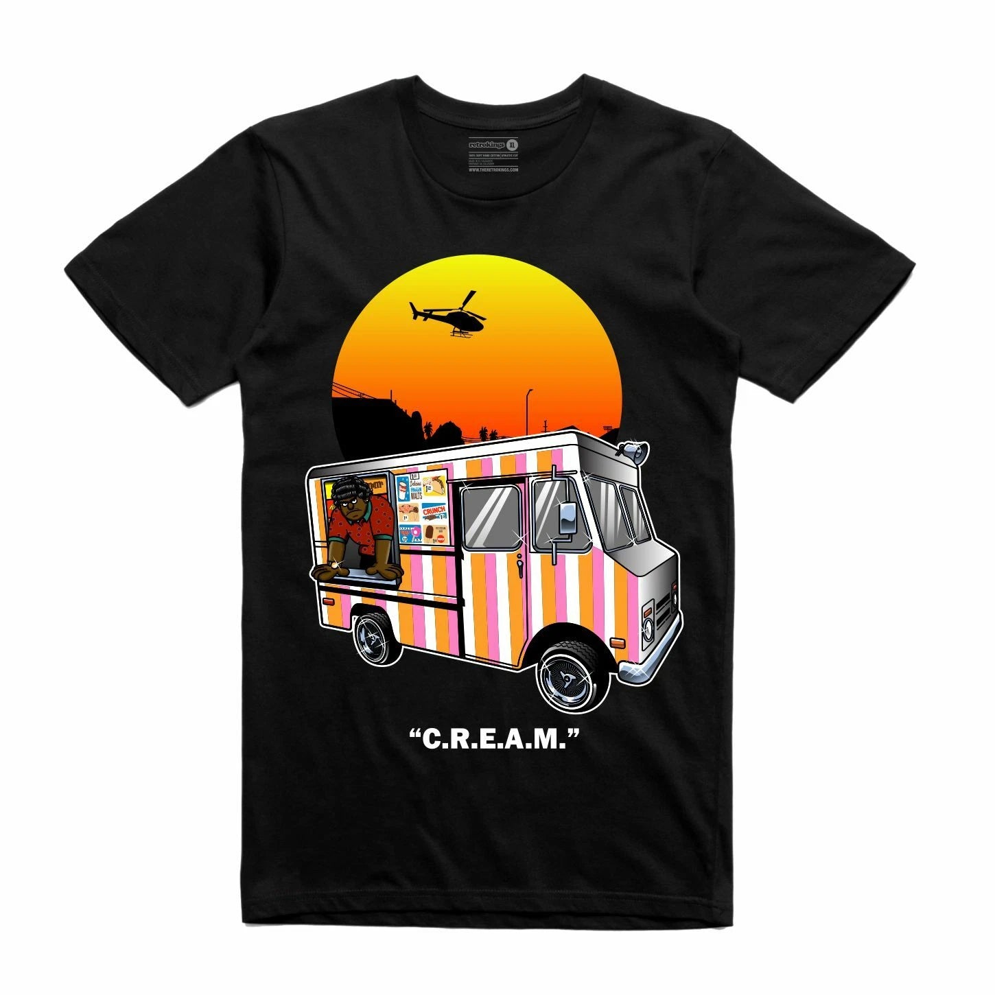 BRAND NEW Streetwear on Demand BIG WORM BLACK Tee Shirt SMALL-3XLARGE LIMITED