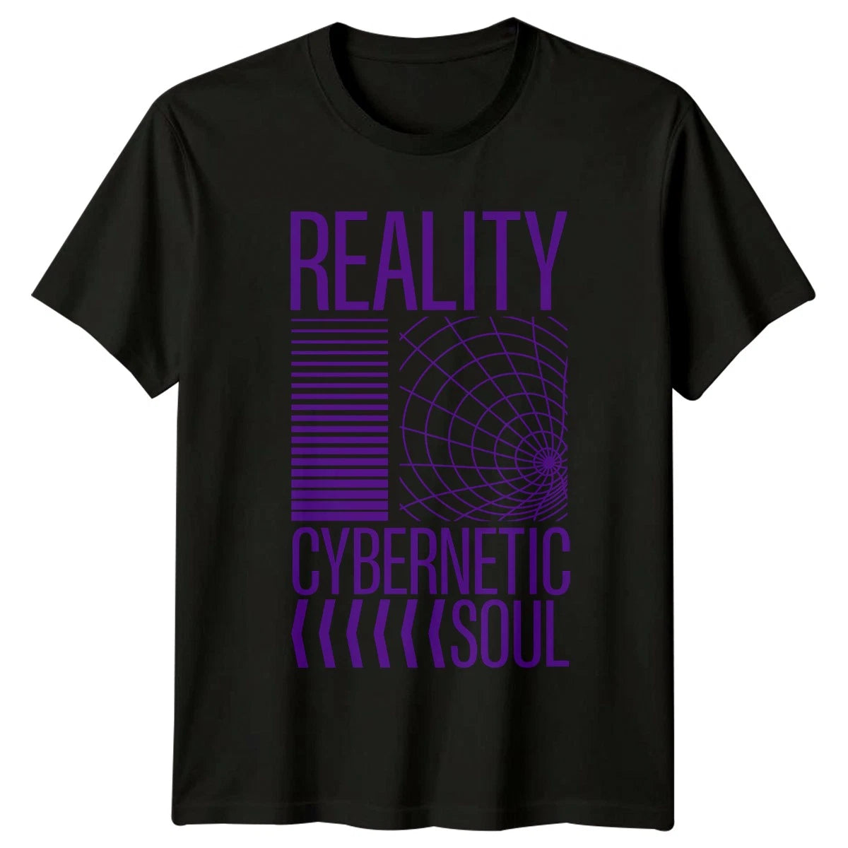 Reality Cybernetic Soul T-Shirt Geometric Streetwear Gift For Him And Her