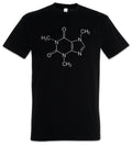 Caffeine Molecule T-Shirt Fun Geek Nerd Coffee Chemist Chemistry Teacher Formula