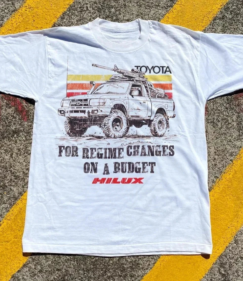 Toyotas Regime Changes Budget Hilux Militia Heavyweight Tee (1)