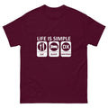 Amateur Radio Life Is Simple Eat Sleep Ham Radio Gildan 5000 Unisex T-shirt