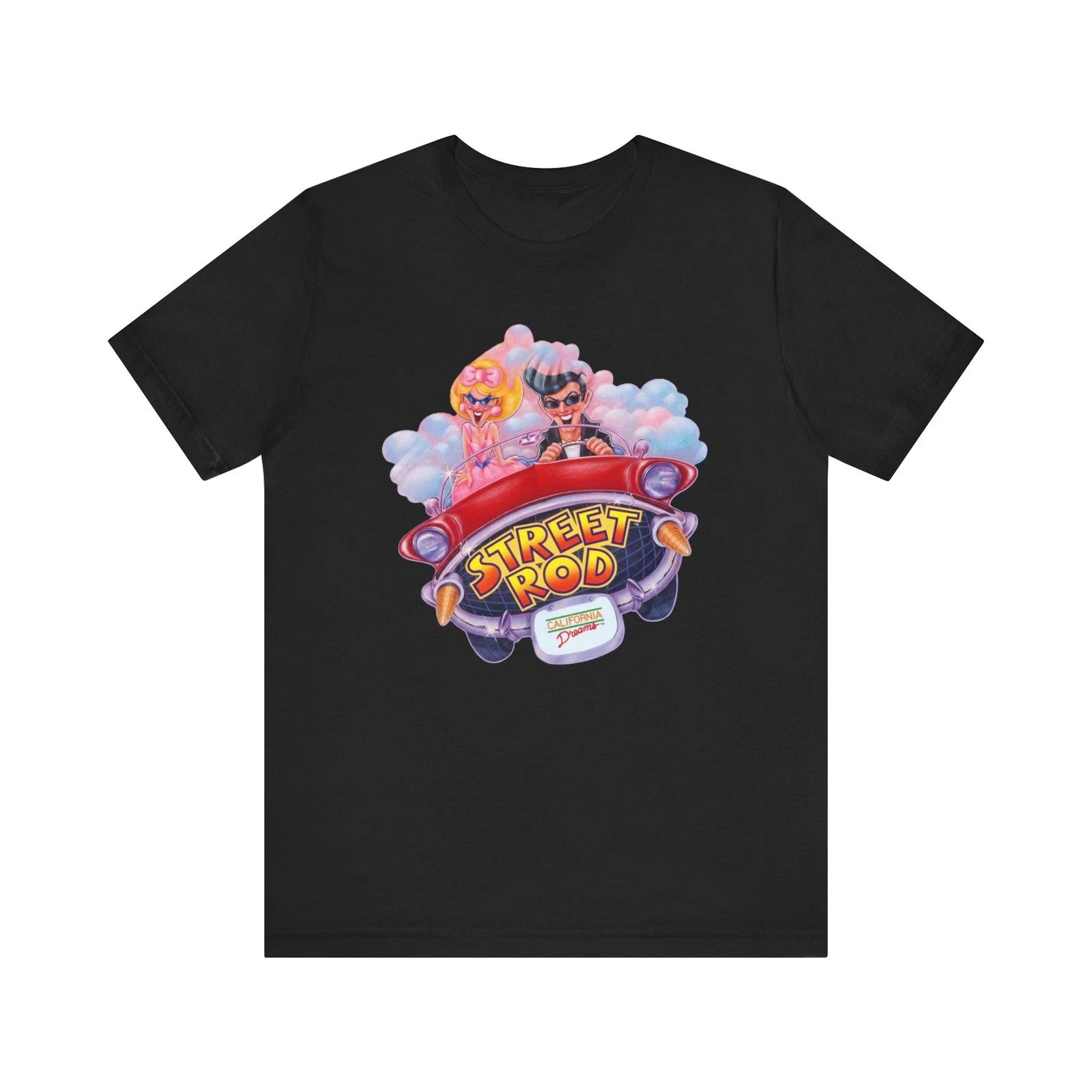 Street Rod MSDOS PC 90s Nostalgic Retro Style Unisex Jersey Short Sleeve Tee