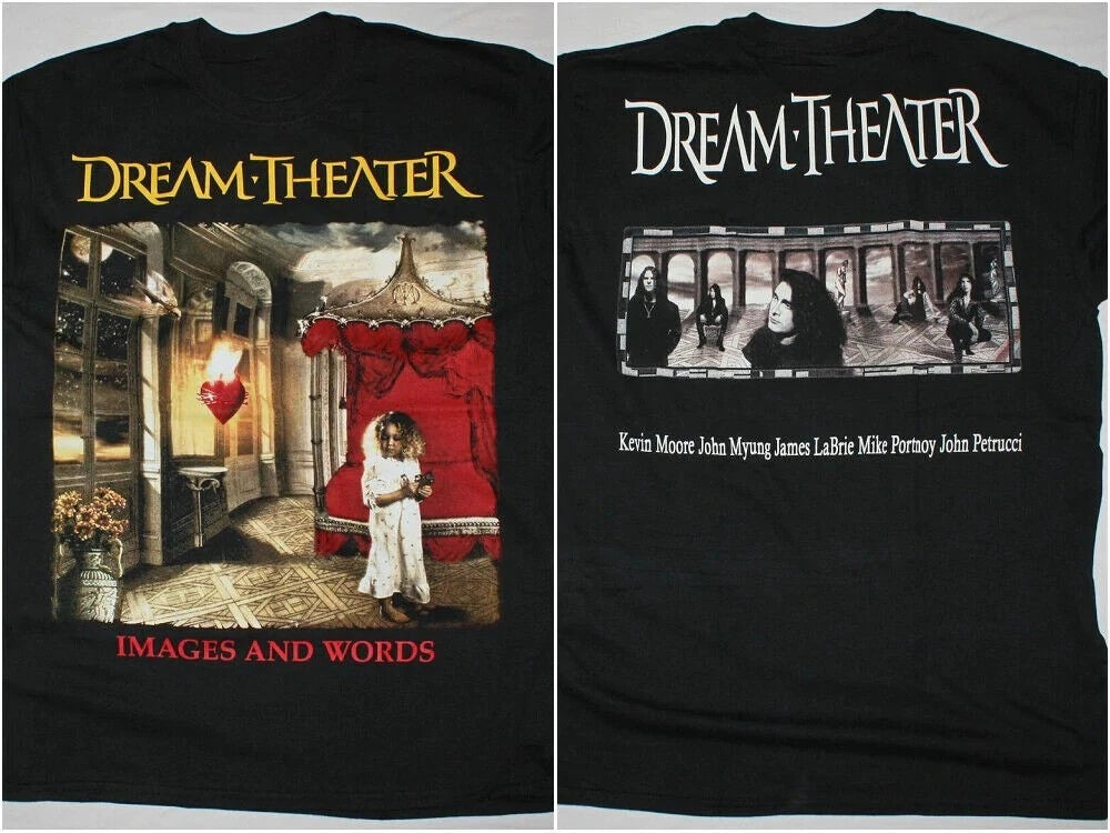 DREAM THEATER IMAGES AND WORDS BLACK T SHIRT