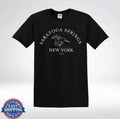 Saratoga Springs New York 1819 Horse Racing Vintage Graphic T-Shirt