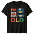 IM THIS OLD T-Shirt 80s 90s Retro Technology Birthday Gift For Him