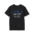 C8 ZR1 Shirt | Rapid Blue Line Art Make America Fast Again Tee
