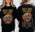 Guns And Roses World Tour 2026 North America Schedule Dates T-Shirt
