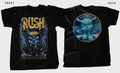 RUSH Fly by Night Tour 1975 Canadian Rock Band T-Shirt, Rush Retro Vintage Shirt