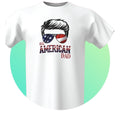 All American Dad Tee, Patriotic USA Flag Sunglasses