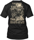 The Wolf Viking T-Shirt Made in the USA Size S to 5XL