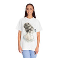 Woman with Butterflies T-shirt | Watercolor Portrait Tee