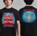 Foreigner X Lynyrd Skynyrd Double Trouble Vision Tour 2026 T Shirt reprint