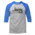 You’re Amazing Just The Way You Are Inspirational Positive Vibes Raglan