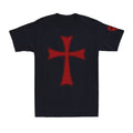 Deus Vult Knights Templar Red Cross Crusader Jesus Vintage Men's Cotton T-Shirt