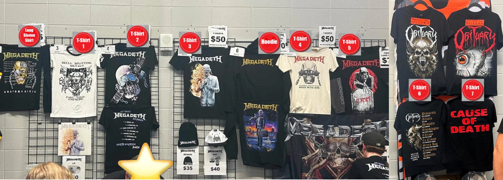 Megadeth Obituary Farewell Tour Wisconsin 2026 Merch Tee Hoodie, T-Shirt Reprint