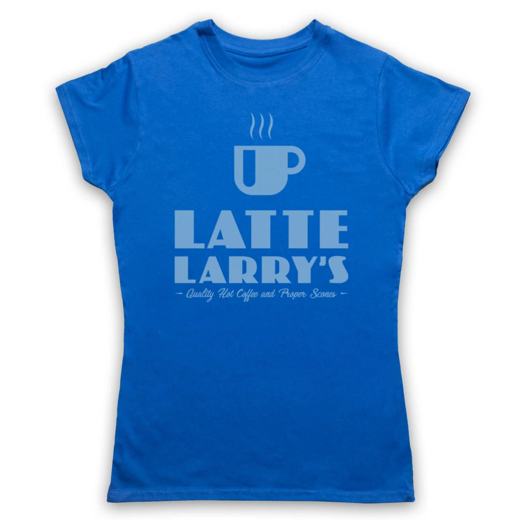 CURB YOUR ENTHUSIASM LATTE LARRY'S COFFEE SCONE SPITE MENS & WOMENS T-SHIRT