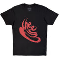 The Cure  Premium Carbon T-Shirt: Swirl Logo (Black) OFFICIAL NEW