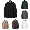 Mens Long Sleeve T Shirt Casual Outings Slim Fit Design Suitable For Fall