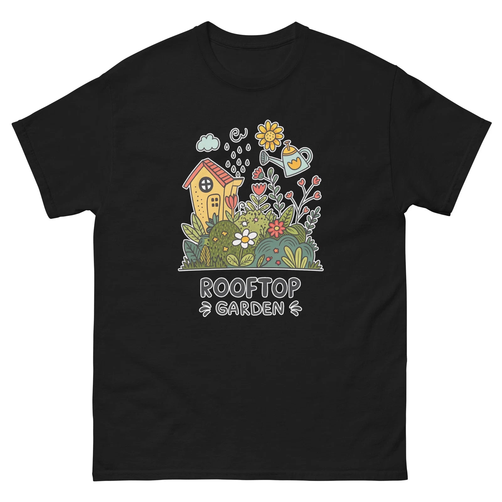 Rooftop Garden Object Place Item Urban T-Shirt