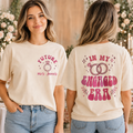 Personalised Engaged Bride Women T Shirt