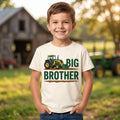 Big Brother Tractor Boys T Shirt Cute Sibling Farm Construction Gift