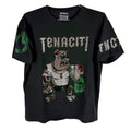Tenaciti T Shirt Elaborate Rhinestone Design Bulldog with Money Bag Mens Size XL