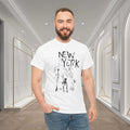 New York City Fashion Sketch Urban Graphic T-Shirt