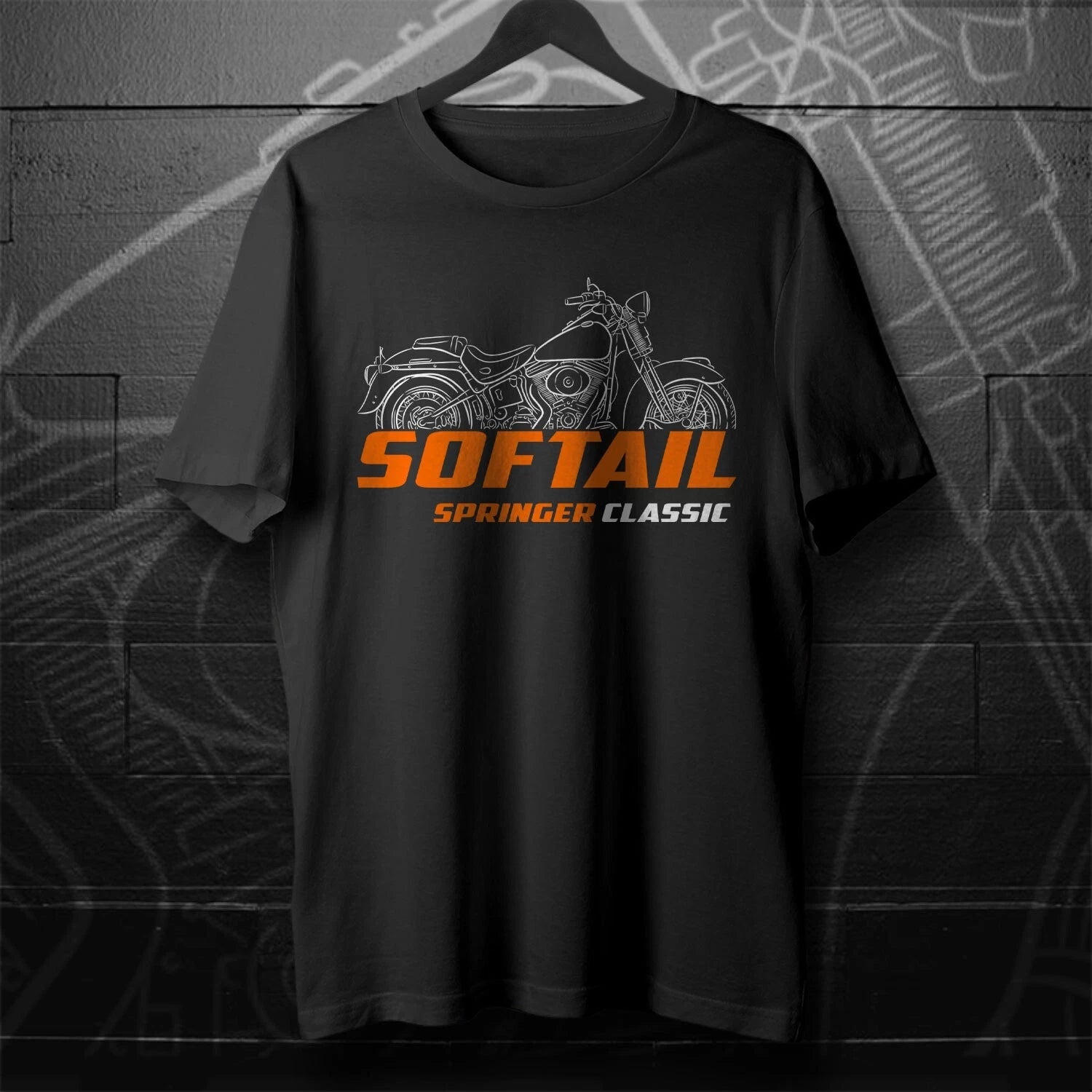 For Harley FLSTSC & FLSTSCI Softail Springer Classic fans - Motorcycle T-Shirt