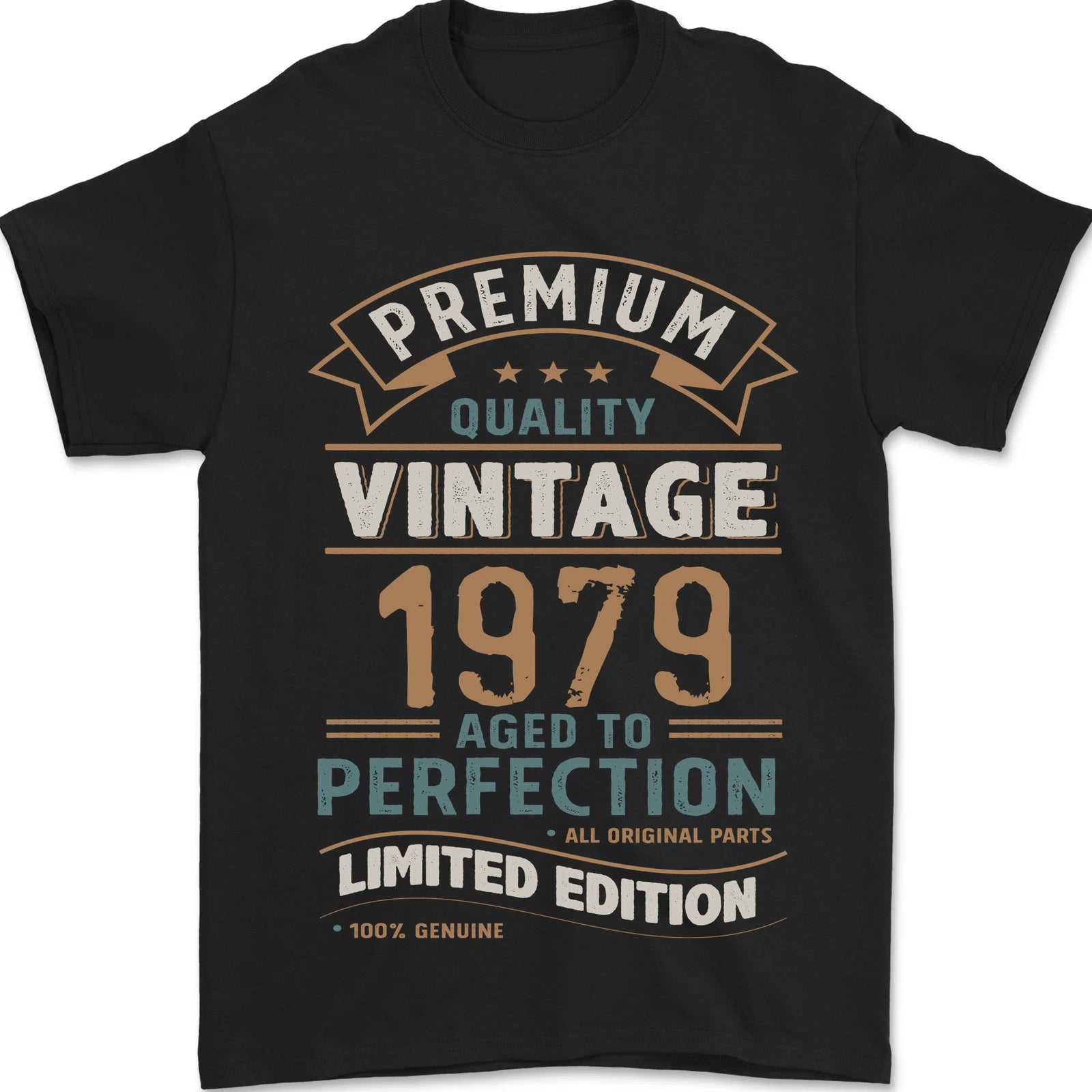 Premium Vintage 47th Birthday 1979 Mens T-Shirt 100% Cotton