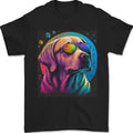 A Cool Golden Retriever With Glasses Dog Mens T-Shirt 100% Cotton