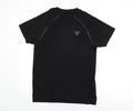 Creative Recreation Mens Black Polyester T-Shirt Size M Round Neck