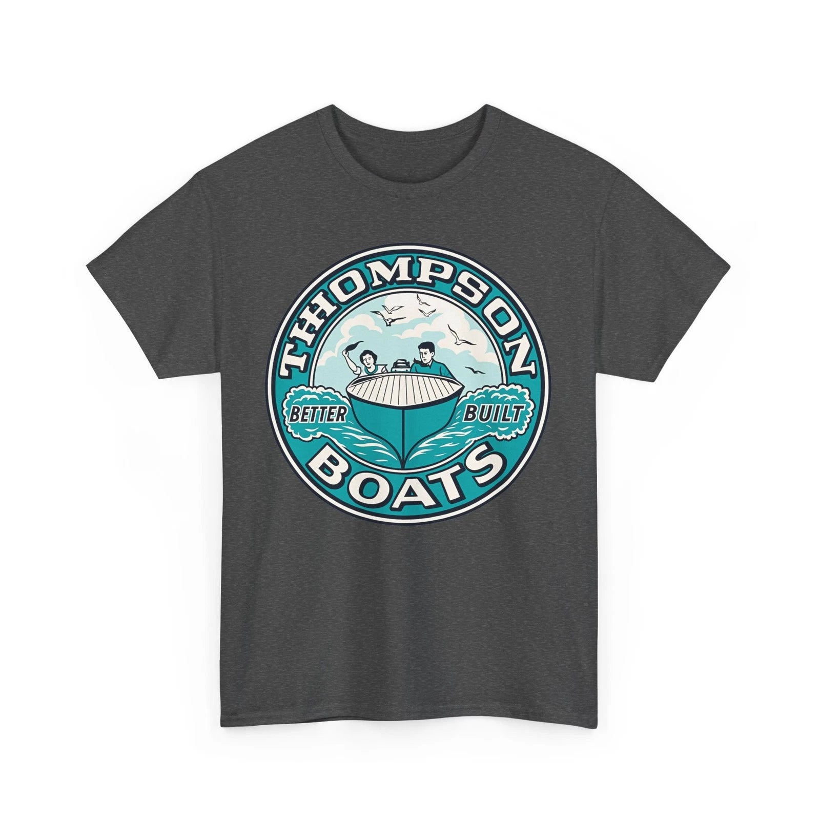 Thompson Boats Better Built Vintage Antique Wooden Boats Canoes Logo T-Shirt