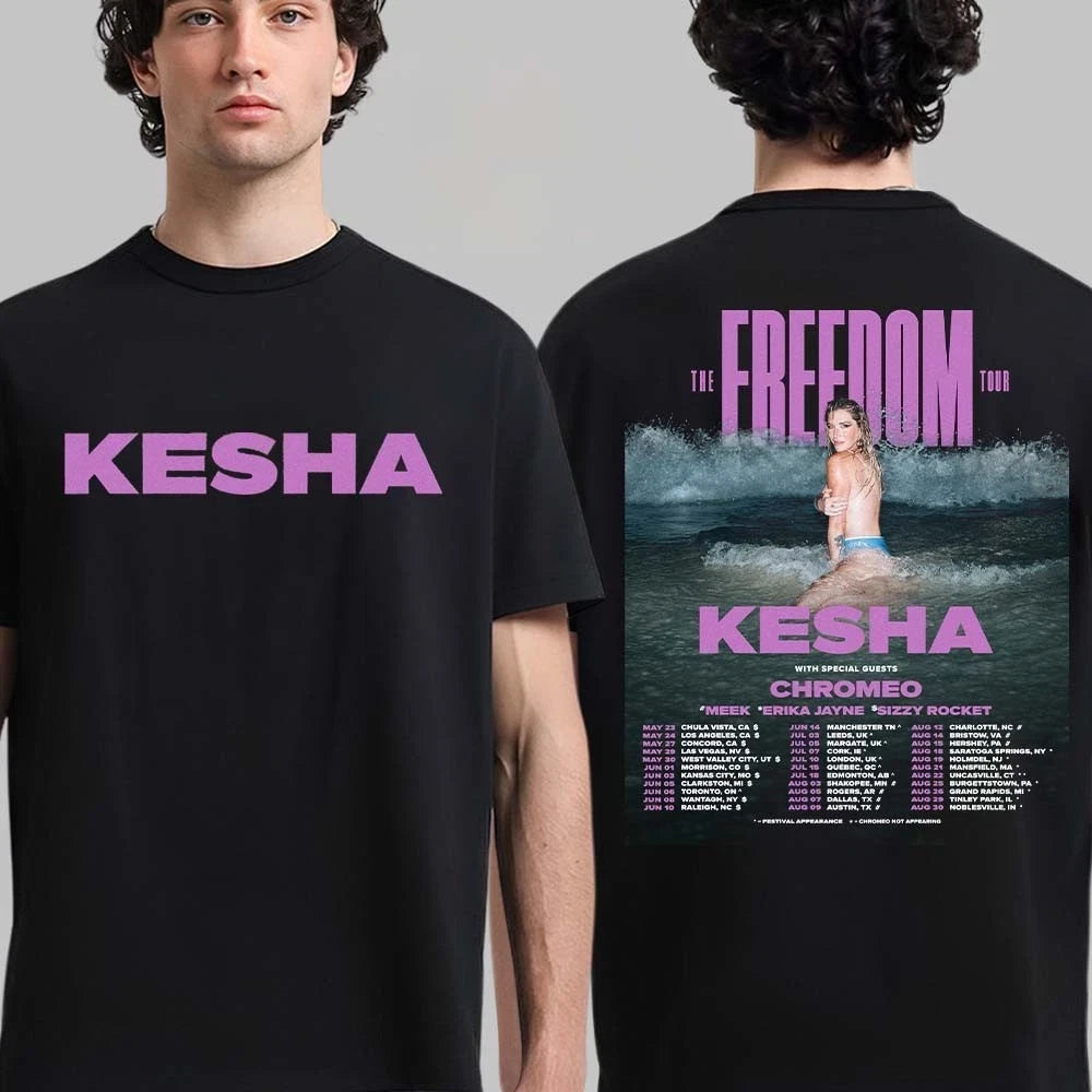 Kesha The Freedom Tour 2026 T-Shirt