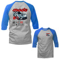 Fast Mode Imported Tuned Custom JDM Sports Car Graphic 3/4 Sleeve Raglan