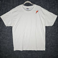 Gatorade Hanes Shirt Mens Large White Lightning Bolt Logo Graphic Tee Sports