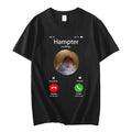 Hampter Is Calling Funny Meme T Shirt John Pork JP Calling Graphic Tee S-XXL
